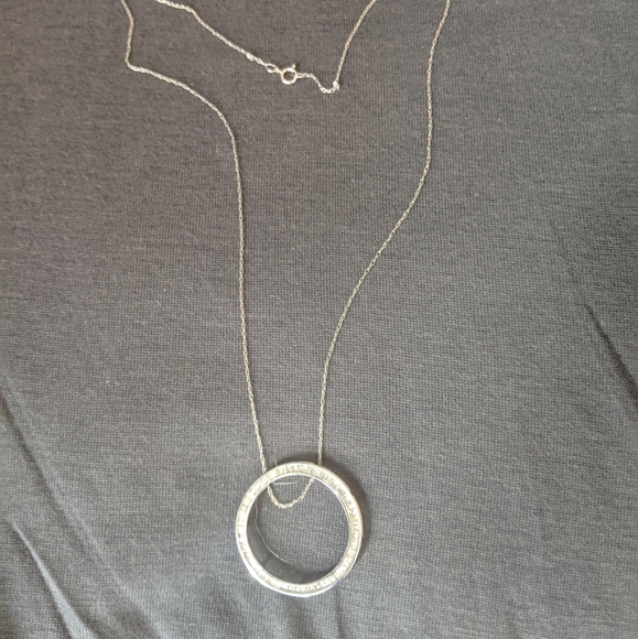 Jewelry - Diamond accent pendant necklace